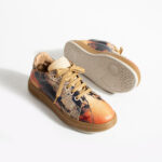 Sneakers donna ergonomiche colorate in pelle / Sneakers donna ergonomiche colorate in pelle /