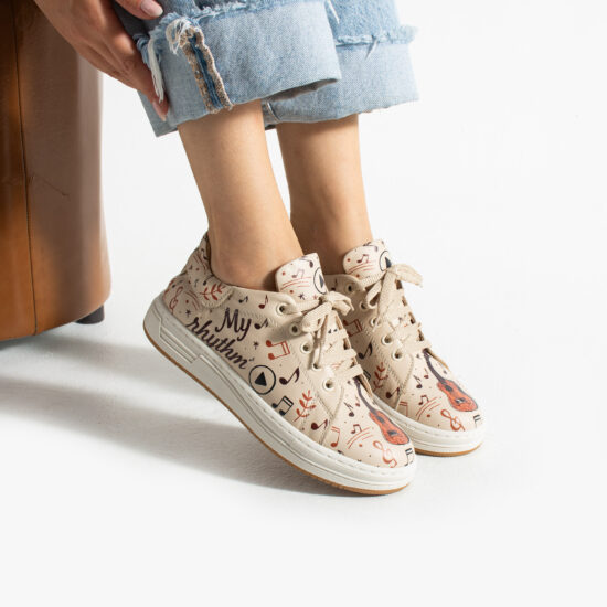 Sneakers donna ergonomiche colorate in pelle Sneakers donna colorate 2