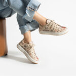 Sneakers donna ergonomiche colorate in pelle / Sneakers donna ergonomiche colorate in pelle /