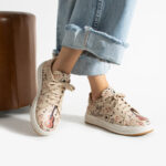 Sneakers donna ergonomiche colorate in pelle / Sneakers donna ergonomiche colorate in pelle /