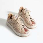 Sneakers donna ergonomiche colorate in pelle / Sneakers donna ergonomiche colorate in pelle /