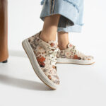 Sneakers donna ergonomiche colorate in pelle / Sneakers donna ergonomiche colorate in pelle /