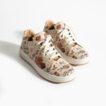 Sneakers donna ergonomiche colorate in pelle / Sneakers donna ergonomiche colorate in pelle /