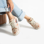 Sneakers donna ergonomiche colorate in pelle / Sneakers donna ergonomiche colorate in pelle /