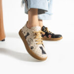 Sneakers donna ergonomiche colorate in pelle / Sneakers donna ergonomiche colorate in pelle /