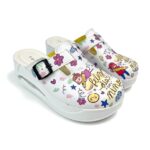 Zoccoli da lavoro sanitari donna in pelle vegana /