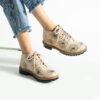 Anfibi beige da donna in pelle con stampa colorata Outlet 6 Anfibi beige da donna in pelle con stampa colorata Outlet 6