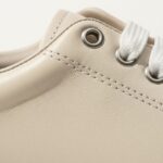 Sneakers da donna in pelle naturale colore beige / Sneakers da donna in pelle naturale colore beige /