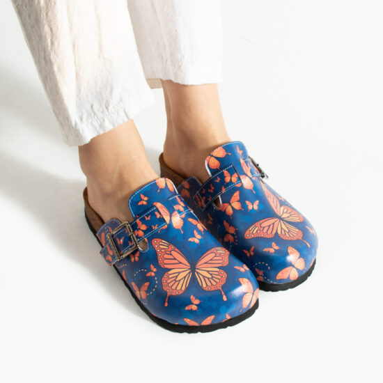 Sabot da donna basso a punta chiusa con fantasia Sabot da donna Colorate Sabot da donna basso a punta chiusa con fantasia