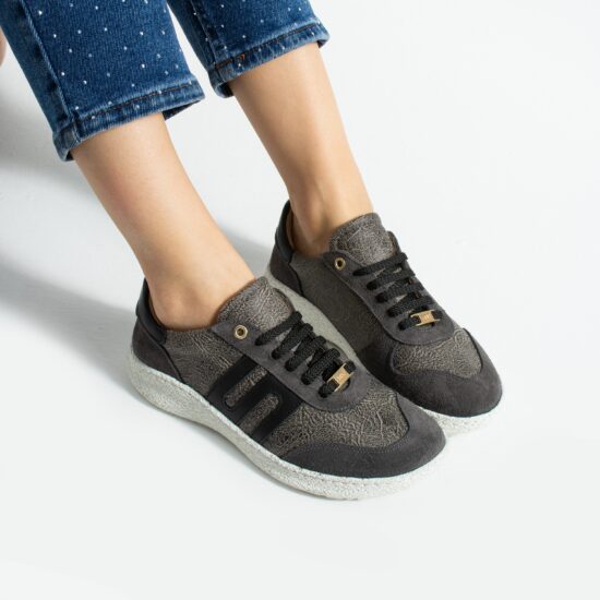 Scarpe barefoot donna con pianta larga – Graphite Sneakers donna colorate Scarpe barefoot donna con pianta larga - Graphite