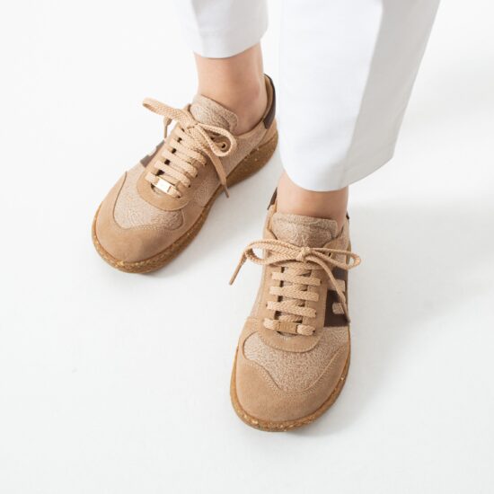 Alternative view of Scarpe barefoot donna con pianta larga - Almond