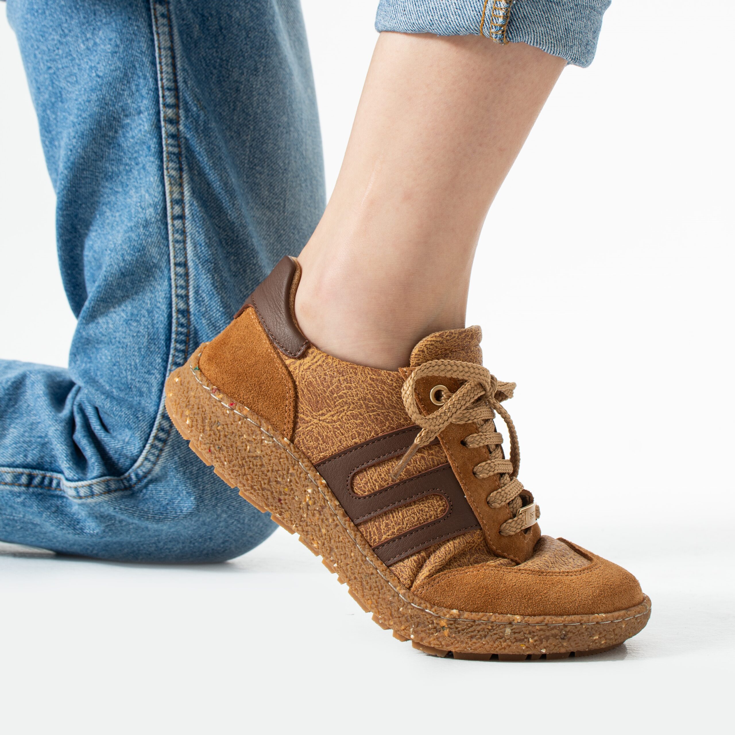 Scarpe barefoot donna con pianta larga – Caramel Sneakers donna colorate 15 Scarpe barefoot donna con pianta larga - Caramel - immagine 5