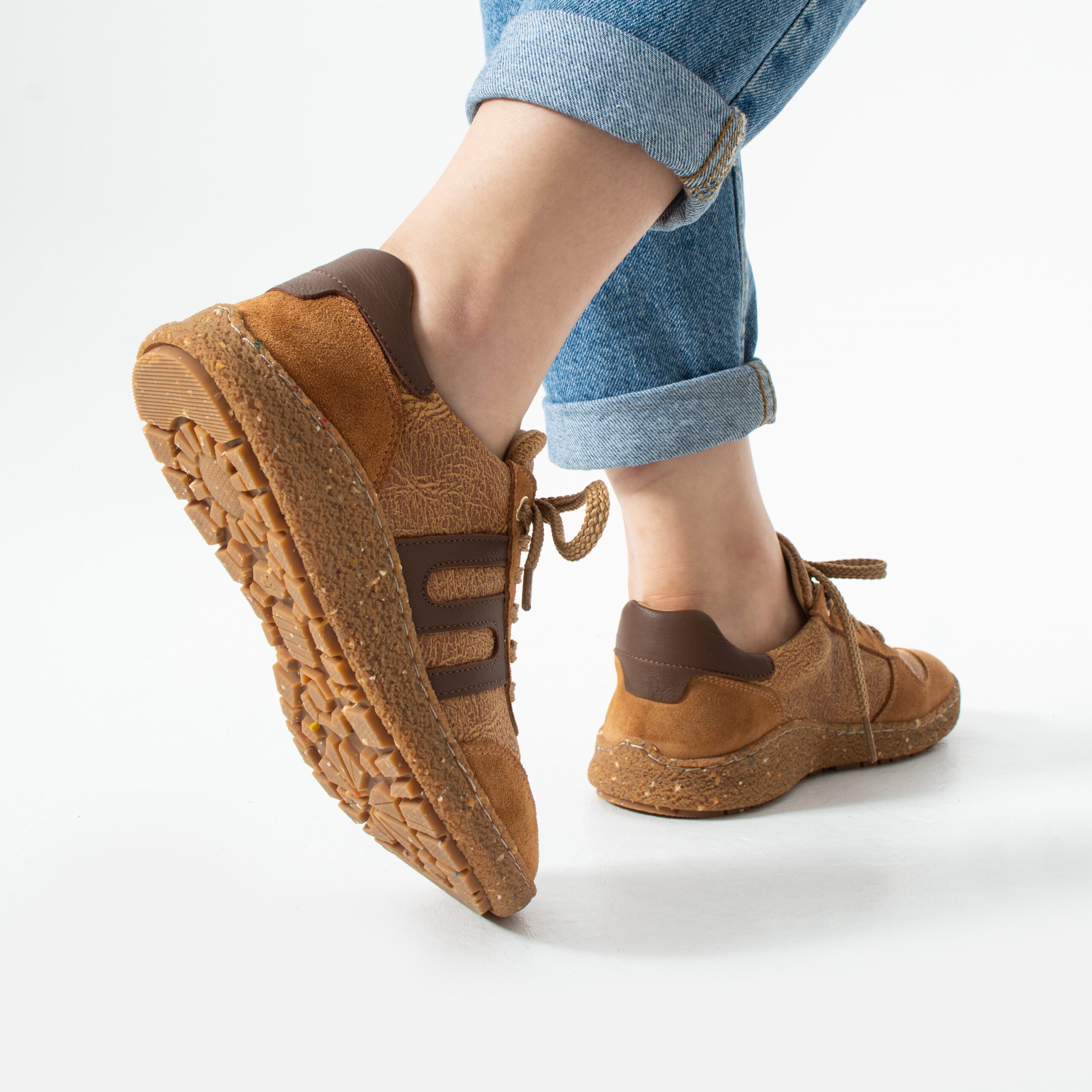 Scarpe barefoot donna con pianta larga – Caramel Sneakers donna colorate 16 Scarpe barefoot donna con pianta larga - Caramel - immagine 6