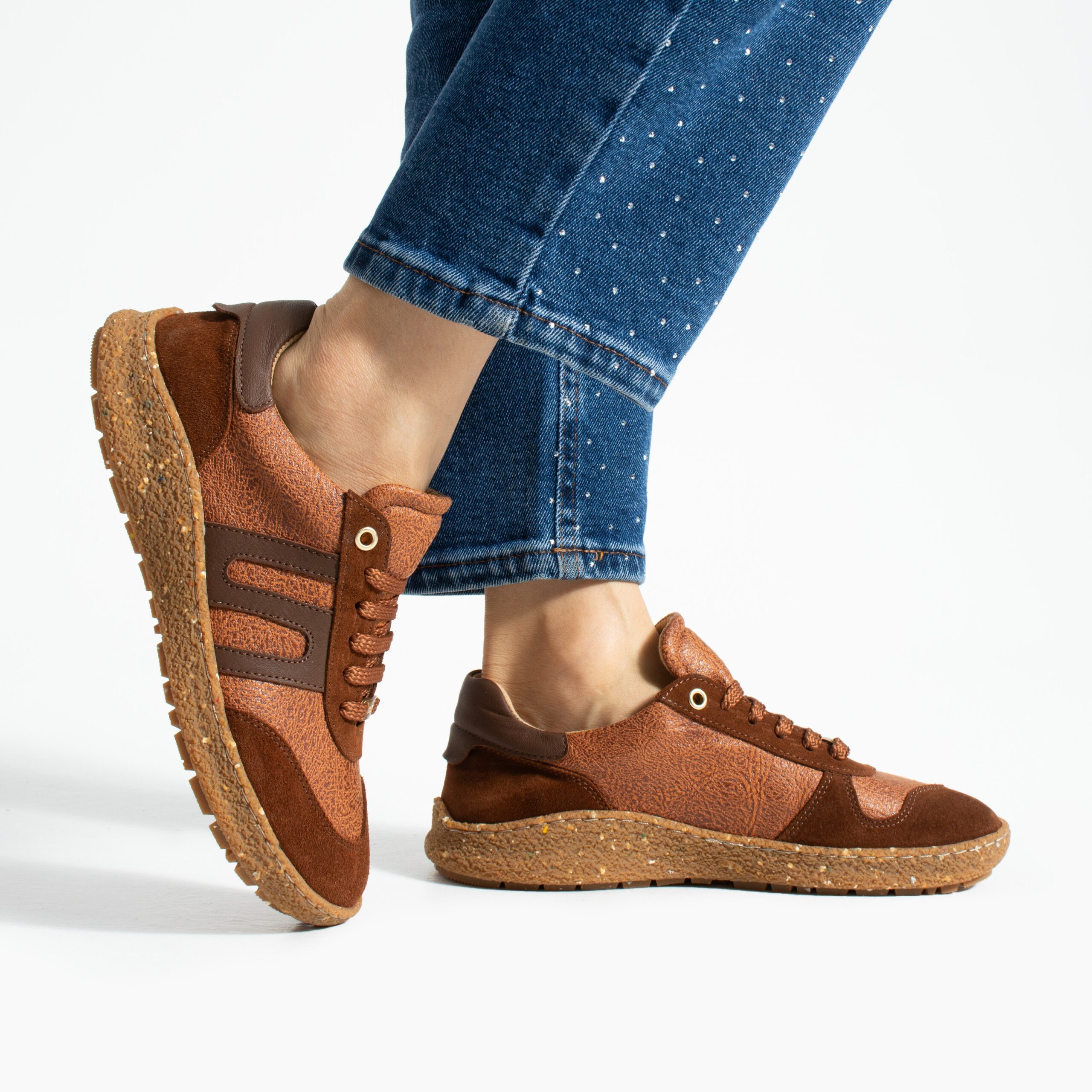 Scarpe barefoot donna con pianta larga – Terracotta Sneakers donna colorate 16 Scarpe barefoot donna con pianta larga - Terracotta - immagine 6
