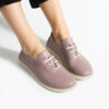 Scarpe comodissime bianche da donna in pelle con memory foam Scarpe casual da donna 6 Scarpe comodissime rosa da donna in pelle con memory foam