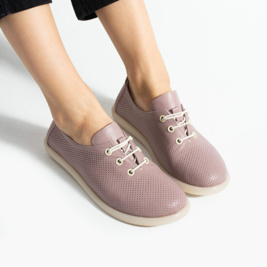Scarpe comodissime rosa da donna in pelle con memory foam Scarpe casual da donna Scarpe comodissime rosa da donna in pelle con memory foam