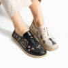 Scarpe comodissime bianche da donna in pelle con memory foam Scarpe casual da donna 5 Scarpe comodissime bicolore da donna in pelle con memory foam