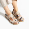 Scarpe comodissime da donna in pelle con stampa leopardata e memory foam Scarpe casual da donna 6 Scarpe comodissime da donna in pelle con memory foam effetto camouflage
