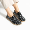 Scarpe comodissime bianche da donna in pelle con memory foam Scarpe casual da donna 6 Scarpe comodissime nere da donna in pelle con memory foam