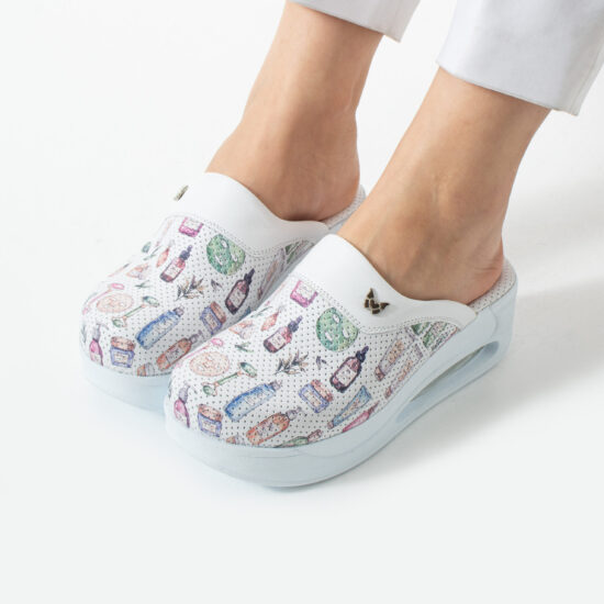 Zoccoli da lavoro da donna in pelle con suola ammortizzata – fantasia SkinLab Zoccoli da lavoro donna sabo-airmax-1 Zoccoli da lavoro da donna in pelle con suola ammortizzata – fantasia SkinLab