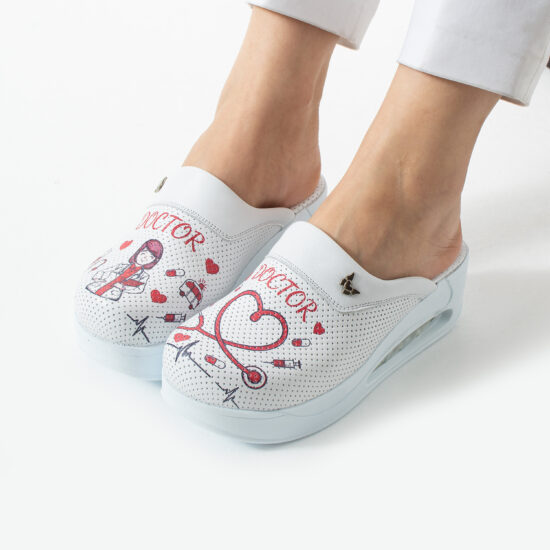 Zoccoli sanitari da donna in pelle con suola ammortizzata – fantasia Doctor Zoccoli sanitari donna sabo-airmax-1 Zoccoli sanitari da donna in pelle con suola ammortizzata - fantasia Doctor