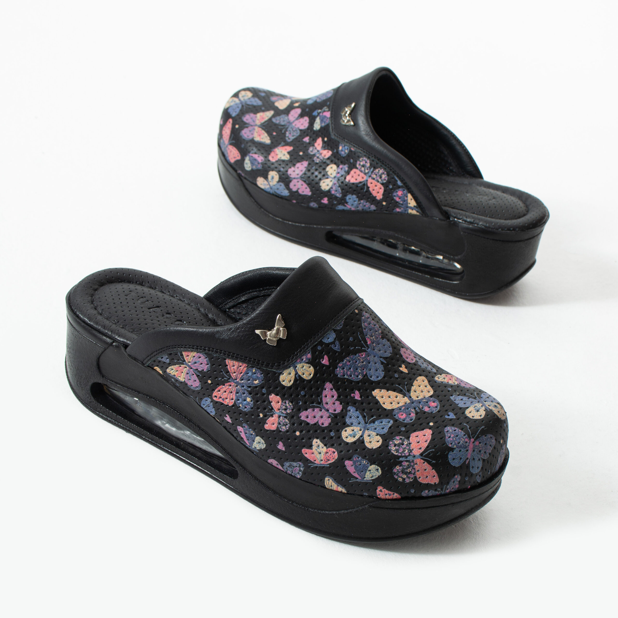 Zoccoli da lavoro da donna in pelle con suola ammortizzata – fantasia WingsBlack Zoccoli da lavoro donna sabo-airmax-1 5 Zoccoli da lavoro da donna in pelle con suola ammortizzata – fantasia WingsBlack — 5