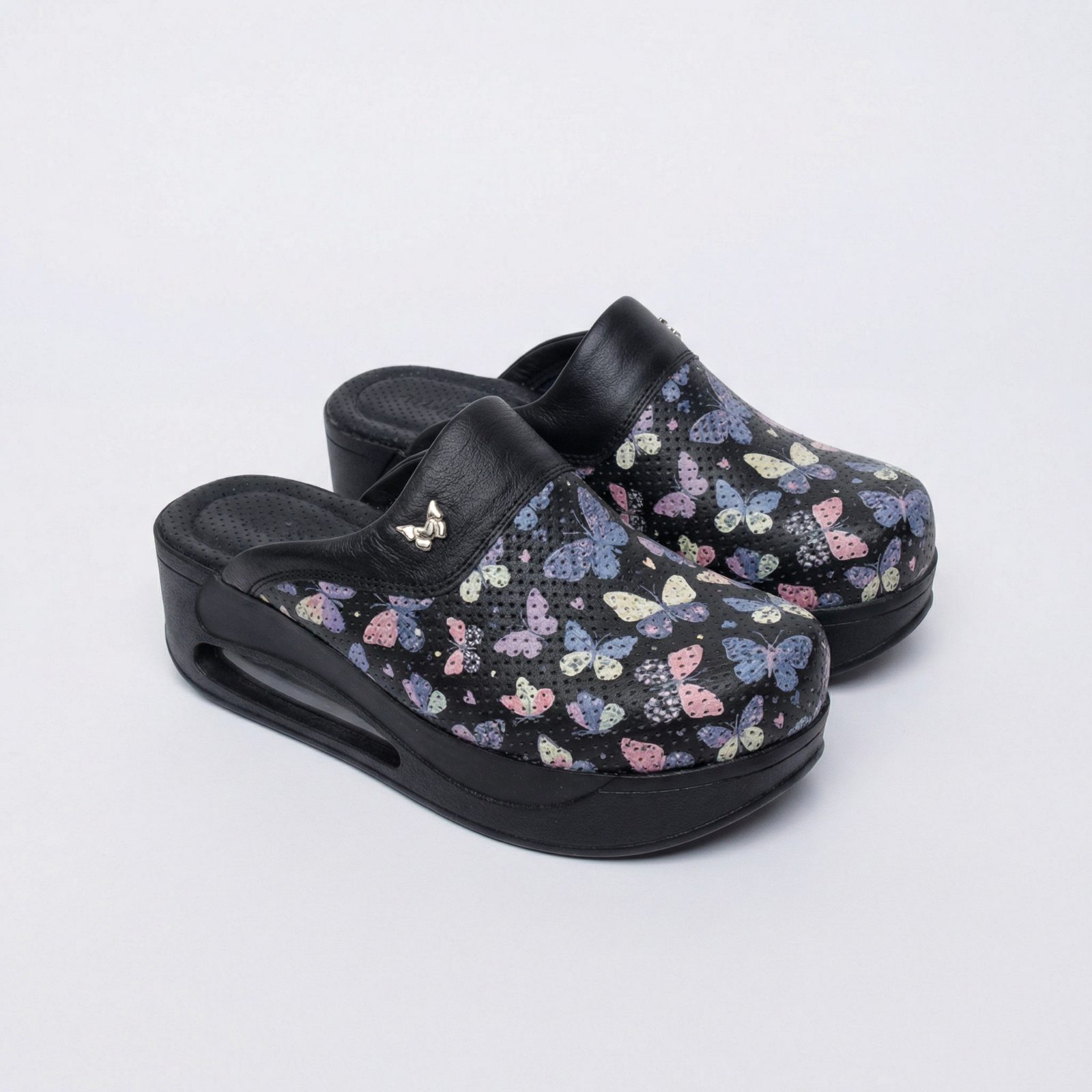 Zoccoli da lavoro da donna in pelle con suola ammortizzata – fantasia WingsBlack Zoccoli da lavoro donna sabo-airmax-1 6 Zoccoli da lavoro da donna in pelle con suola ammortizzata – fantasia WingsBlack — 6