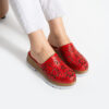 Zoccoli chiusi bianchi da donna in pelle Sabot da donna 5 Zoccoli chiusi rossi da donna in pelle