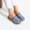 Zoccoli chiusi blu da donna in pelle Sabot da donna 5 Zoccoli chiusi blu da donna in pelle
