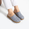 Zoccoli chiusi da donna in pelle con stampa pitone Sabot da donna 5 Zoccoli chiusi blu da donna in pelle