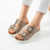Ciabatte in pelle da donna con plantare estraibile Sandali e ciabatte da donna 5 Ciabatte in pelle da donna con plantare estraibile