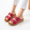 Ciabatte in pelle da donna con plantare estraibile Sandali e ciabatte da donna 6 Ciabatte in pelle da donna con plantare estraibile