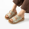 Ciabatte in pelle da donna con plantare estraibile Sandali e ciabatte da donna 5 Ciabatte in pelle da donna con plantare estraibile
