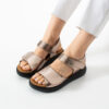 Sandali da donna in pelle con plantare estraibile e strappo Sandali e ciabatte da donna 6 Sandali da donna in pelle con plantare estraibile e strappo