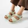 Sandali da donna in pelle con plantare estraibile e strappo Sandali e ciabatte da donna 5 Sandali da donna in pelle con plantare estraibile e strappo