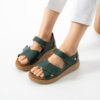 Sandali da donna in pelle con con tallone chiuso e plantare estraibile Sandali e ciabatte da donna 6 Sandali da donna in pelle con con tallone chiuso e plantare estraibile