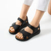 Ciabatte in pelle da donna con plantare estraibile Sandali e ciabatte da donna 5 Sandali da donna in pelle con con tallone chiuso e plantare estraibile