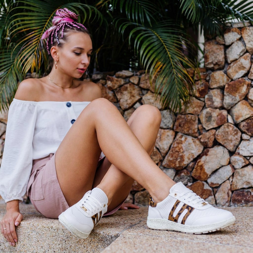 Scarpe barefoot donna con pianta larga Scarpe barefoot da donna 2 Scarpe barefoot donna con pianta larga - Бял Кафяв