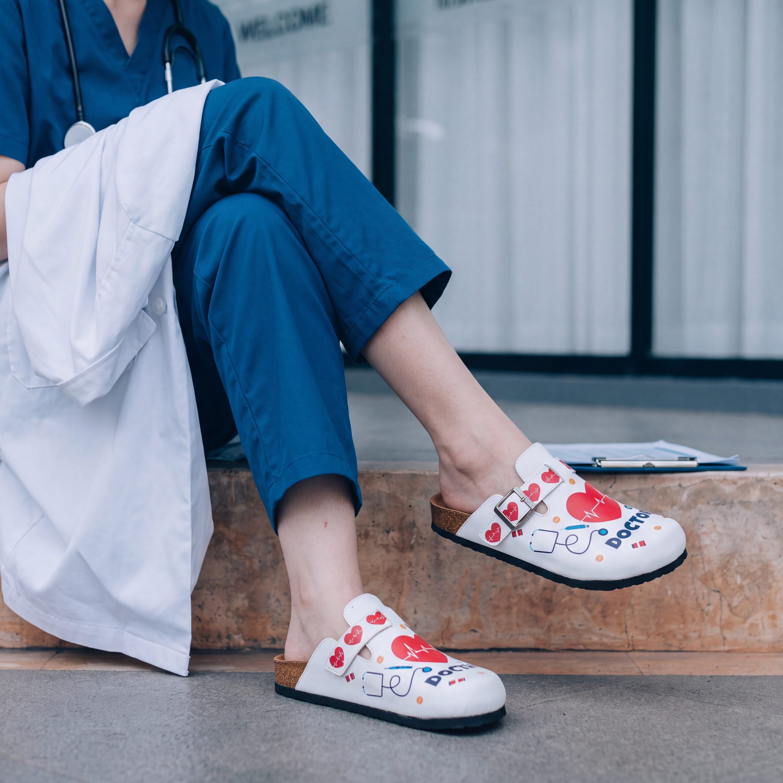 Sabot sanitari da donna bassi per infermieri Sabot da lavoro donna Медицински 2 Sabot sanitari da donna bassi per infermieri — 2