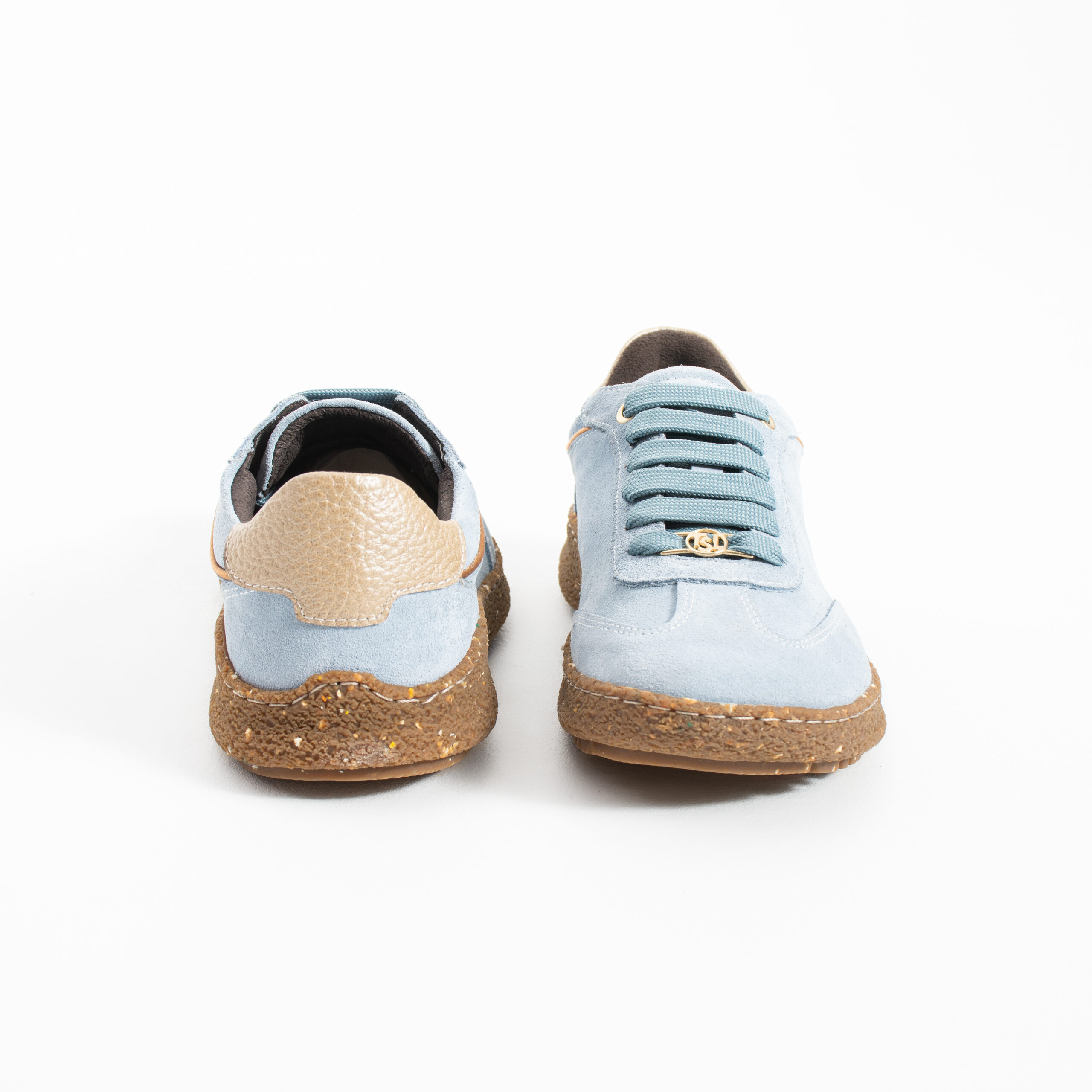 Scarpe barefoot da donna in pelle scamosciata con pianta larga Sneakers da donna 7 Scarpe barefoot da donna in pelle scamosciata con pianta larga - vista dall'alto