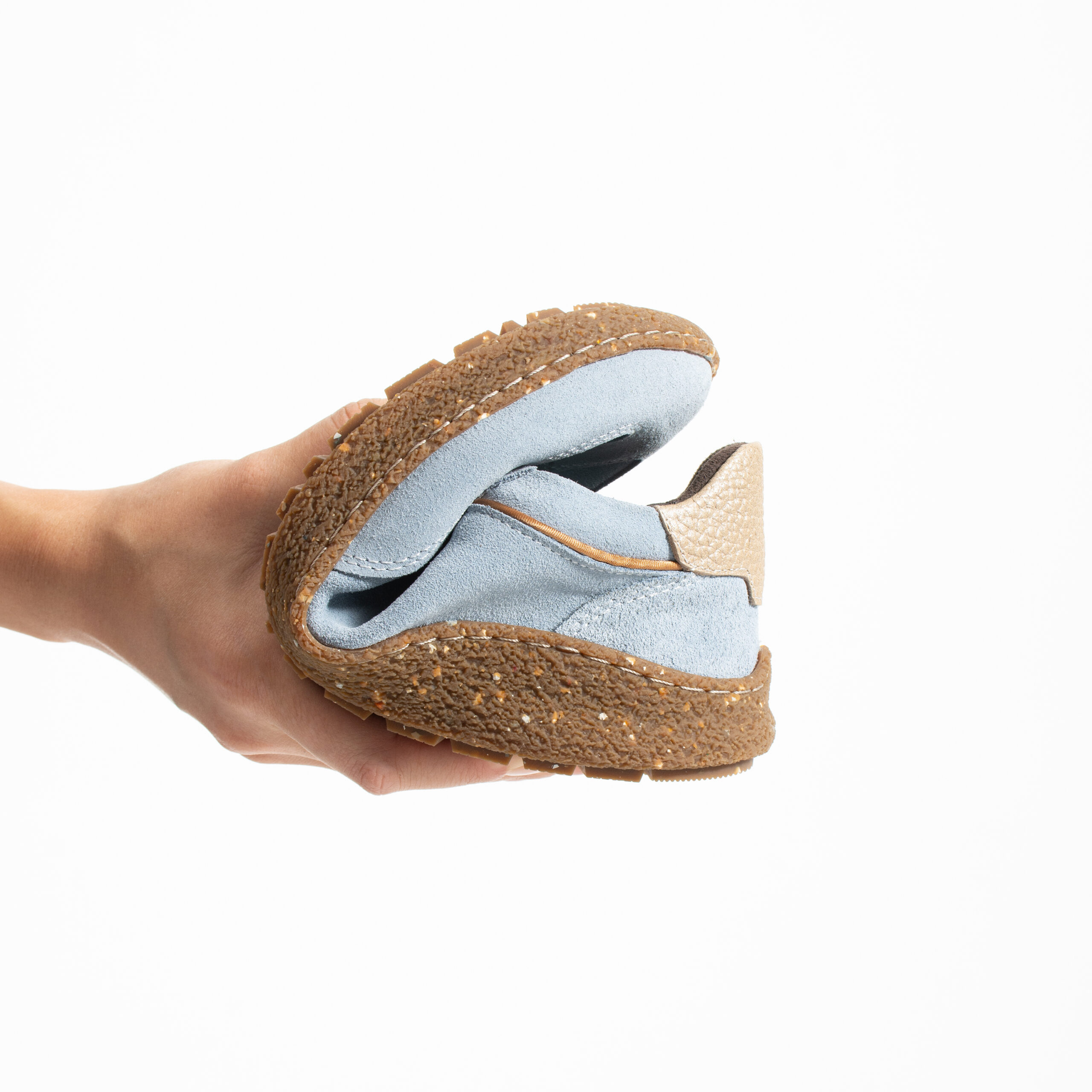 Scarpe barefoot da donna in pelle scamosciata con pianta larga Sneakers da donna 8 Scarpe barefoot da donna in pelle scamosciata con pianta larga - dettaglio