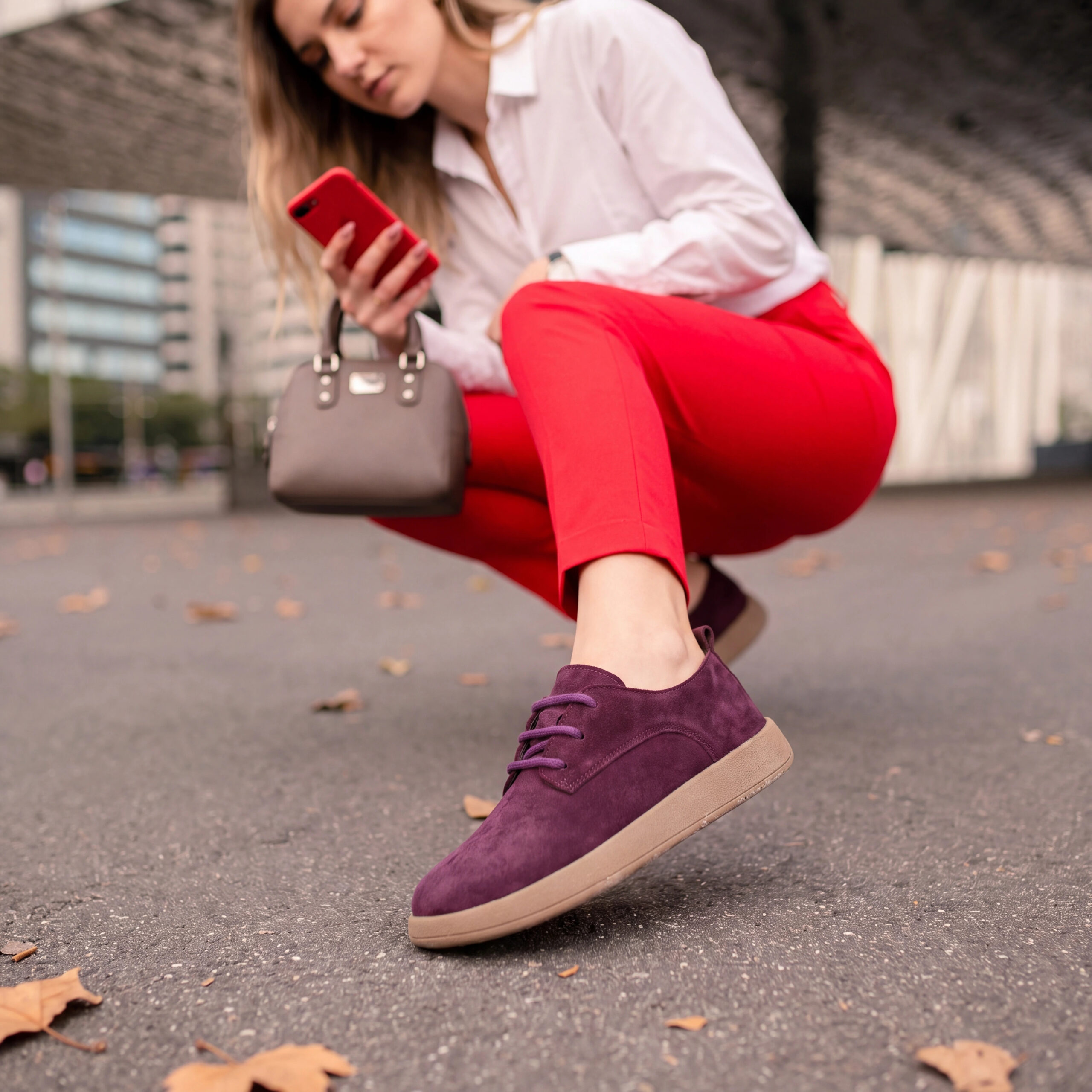 Scarpe da donna in pelle scamosciata con memory foam Scarpe casual da donna 9 Scarpe da donna in pelle scamosciata con memory foam
