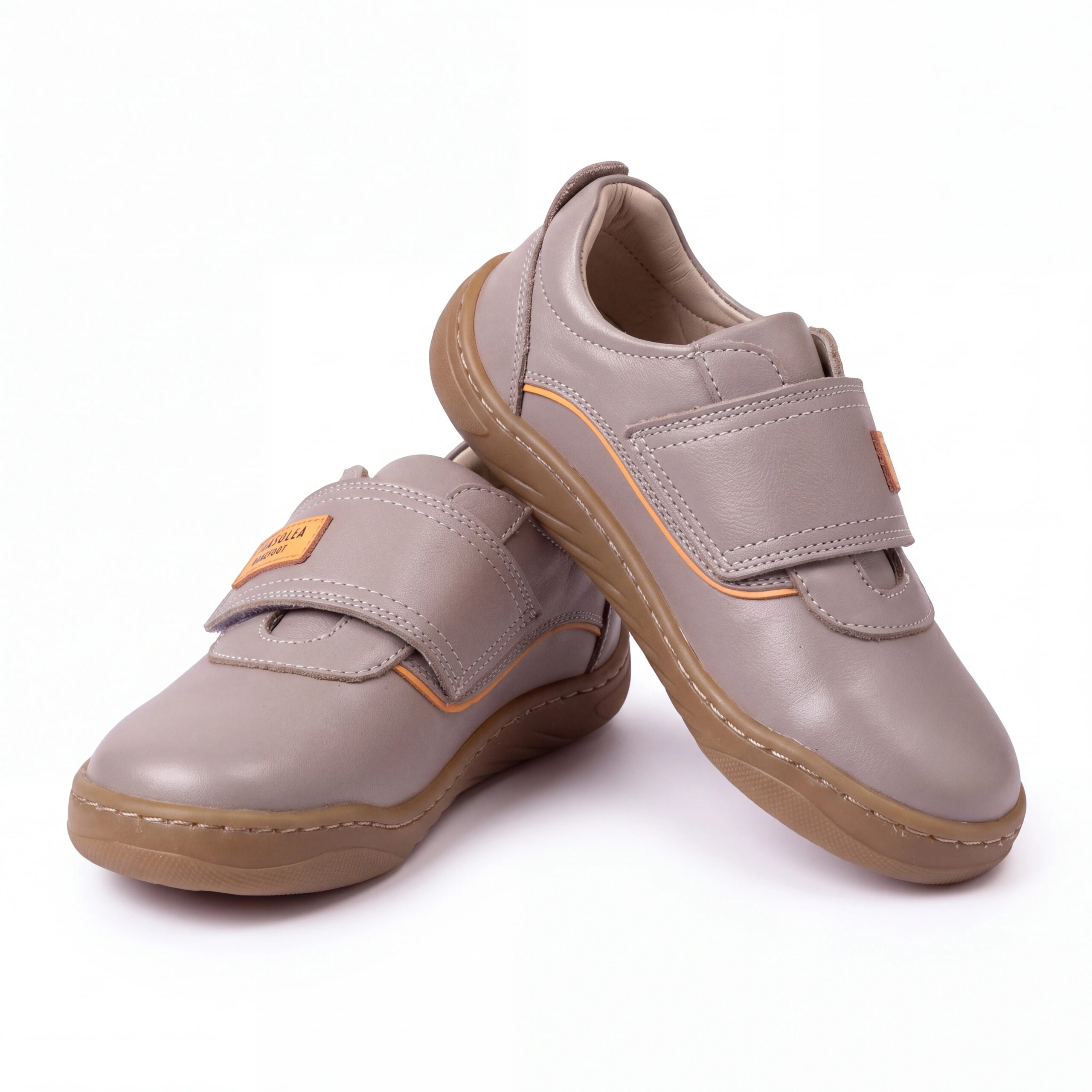 Scarpe barefoot per bambini in vera pelle Scarpe barefoot per bambini 3 Scarpe Barefoot TSL Barefoot Mini Go Grey от Естествена кожа