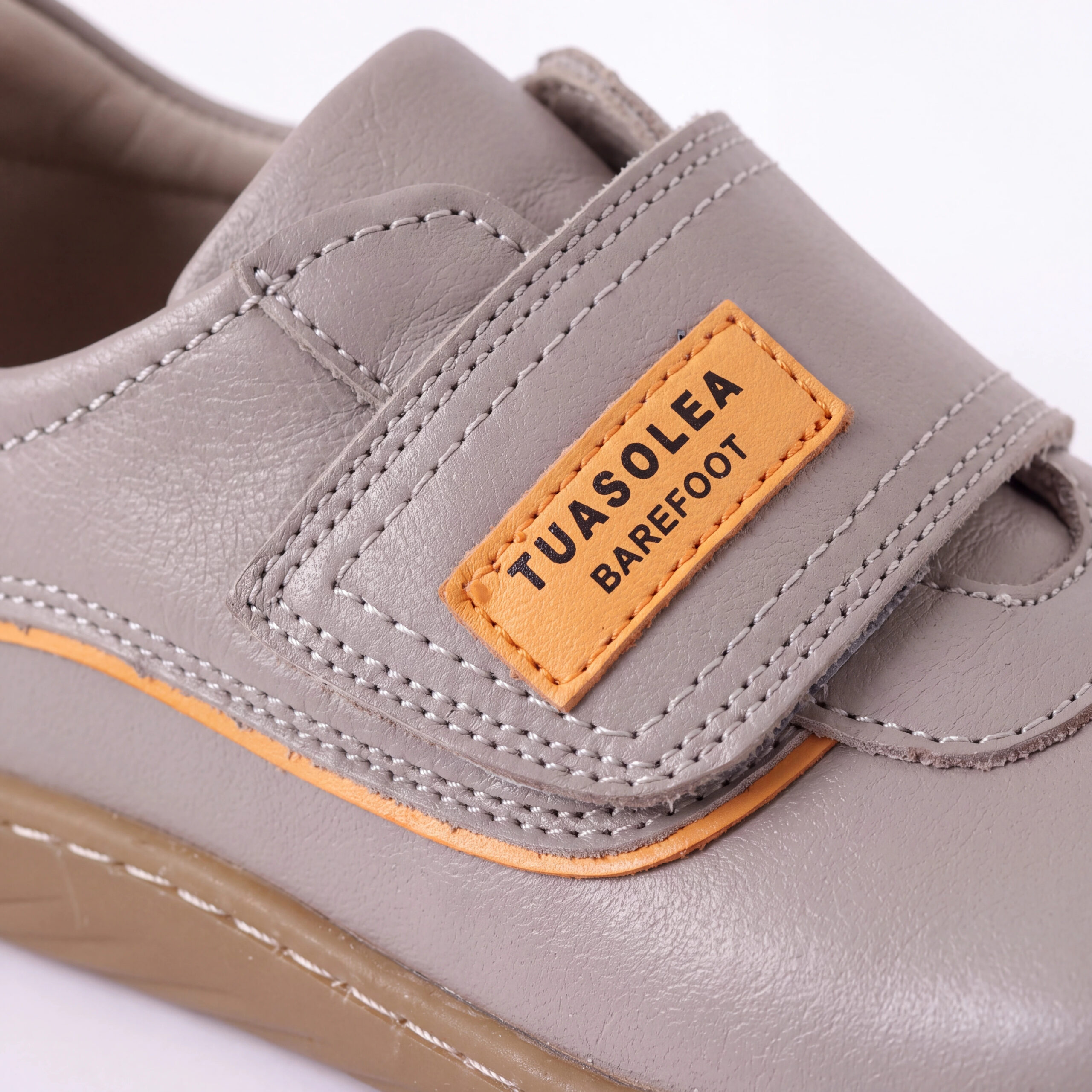 Scarpe barefoot per bambini in vera pelle Scarpe barefoot per bambini 5 TSL Barefoot Mini Go Grey 900030 Сив