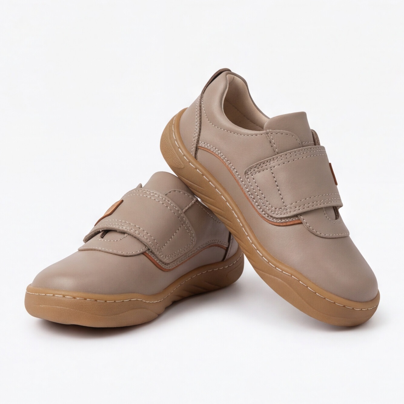 Scarpe barefoot per bambini in vera pelle Scarpe barefoot per bambini 3 Scarpe Barefoot TSL Barefoot Mini Go Beige от Естествена кожа