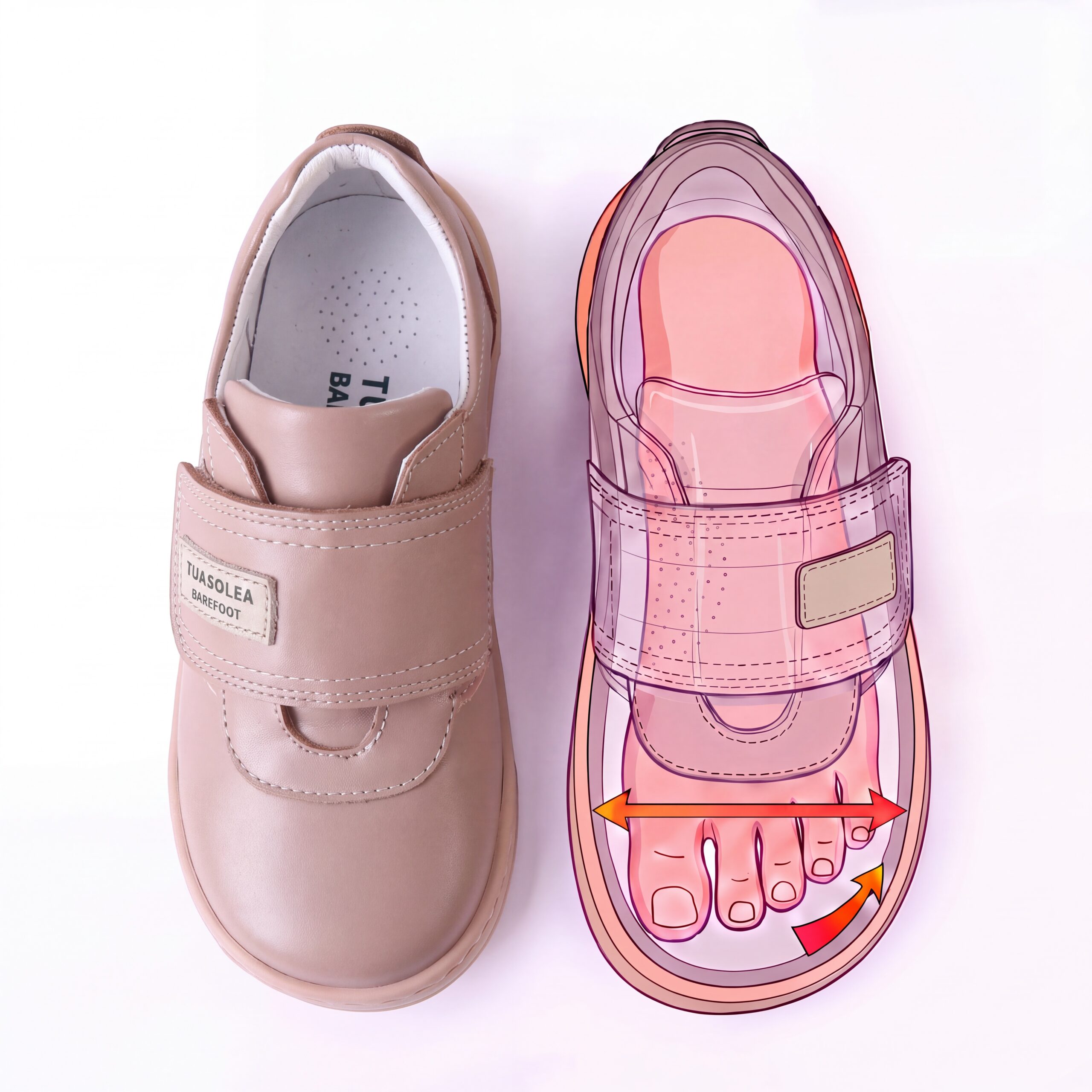 Scarpe barefoot per bambini in vera pelle Scarpe barefoot per bambini 8 Scarpe barefoot per bambini in vera pelle - dettaglio