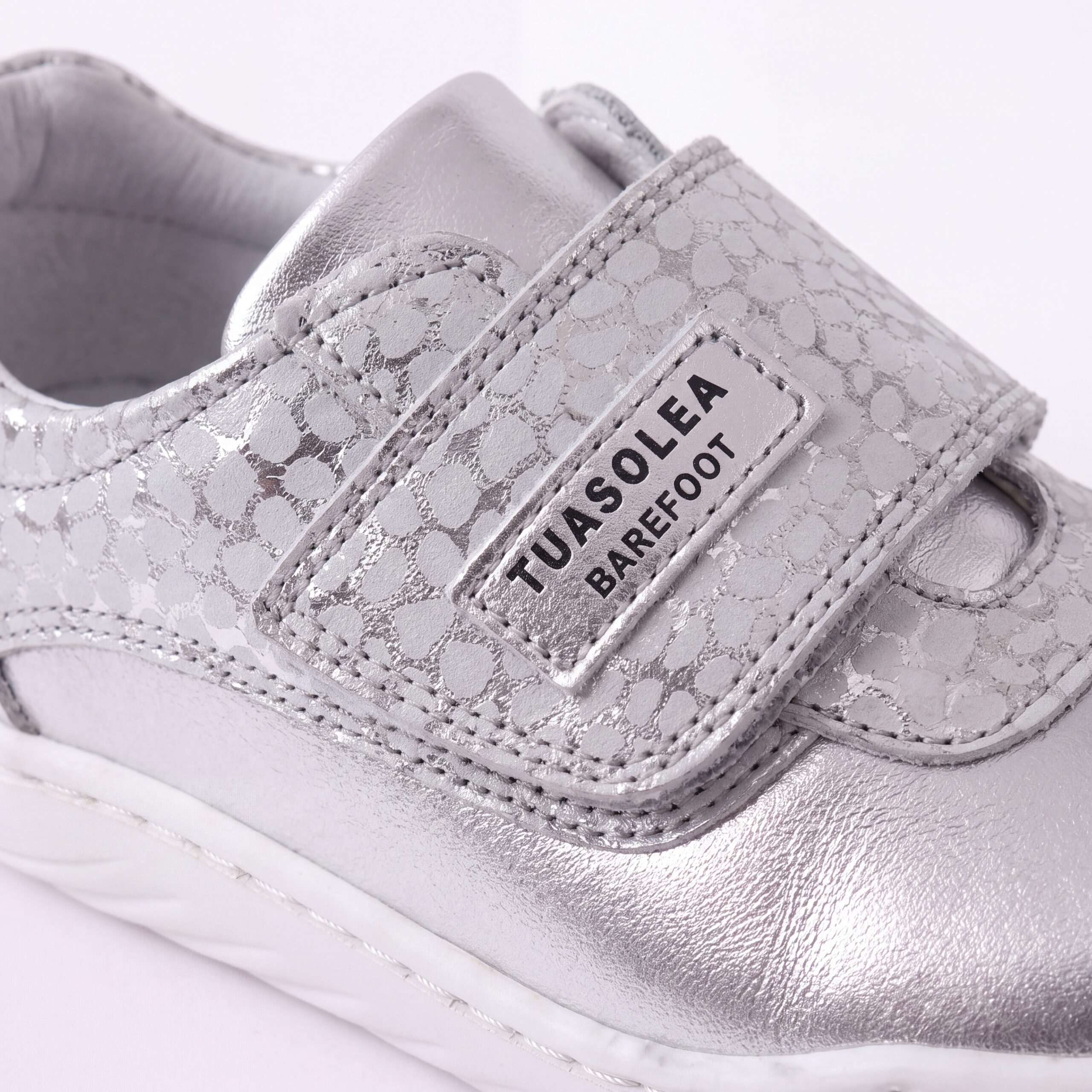 Scarpe barefoot per bambini in vera pelle Scarpe barefoot per bambini 5 TSL Barefoot Mini Go Ice 900033 Сребрист