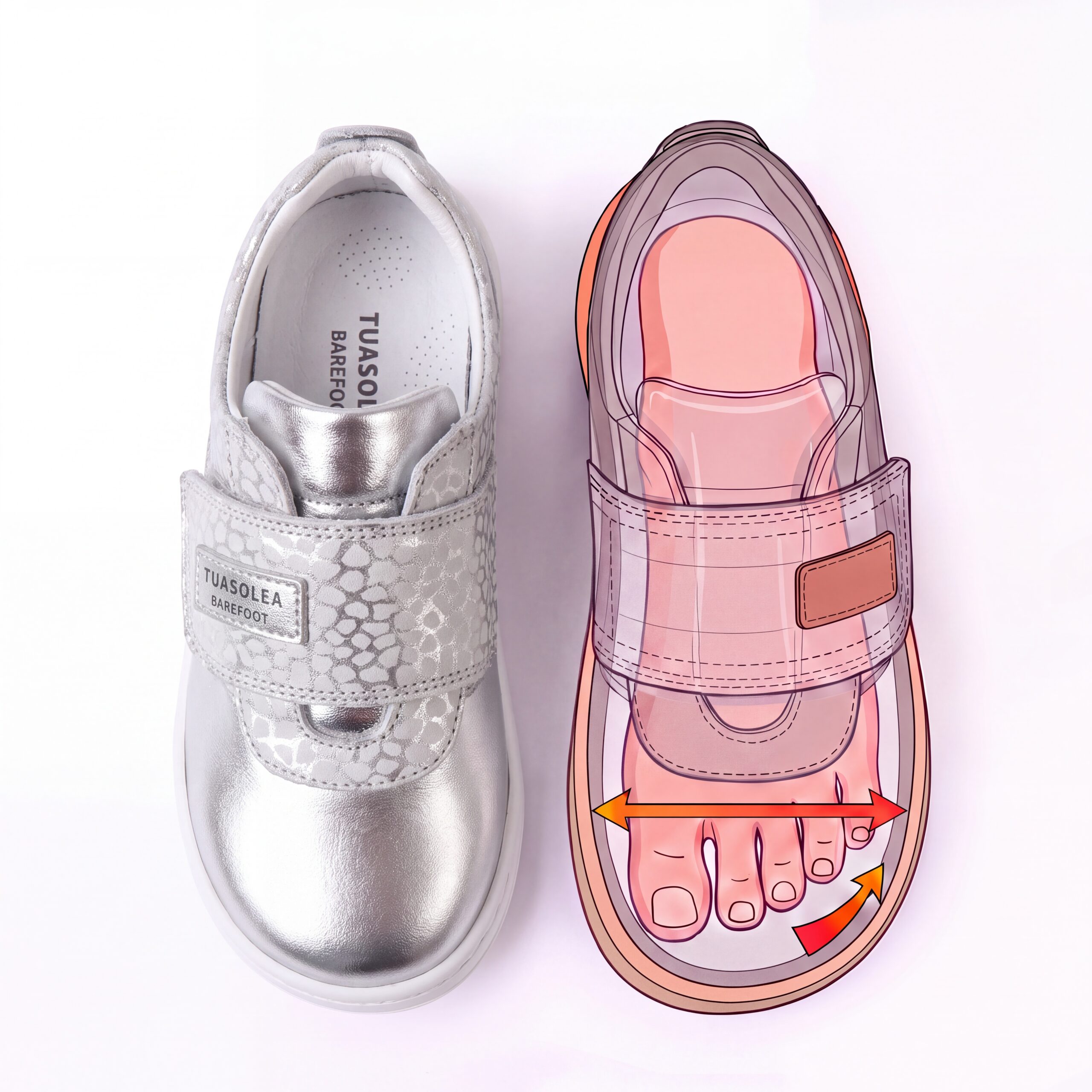 Scarpe barefoot per bambini in vera pelle Scarpe barefoot per bambini 8 Scarpe barefoot per bambini in vera pelle - dettaglio