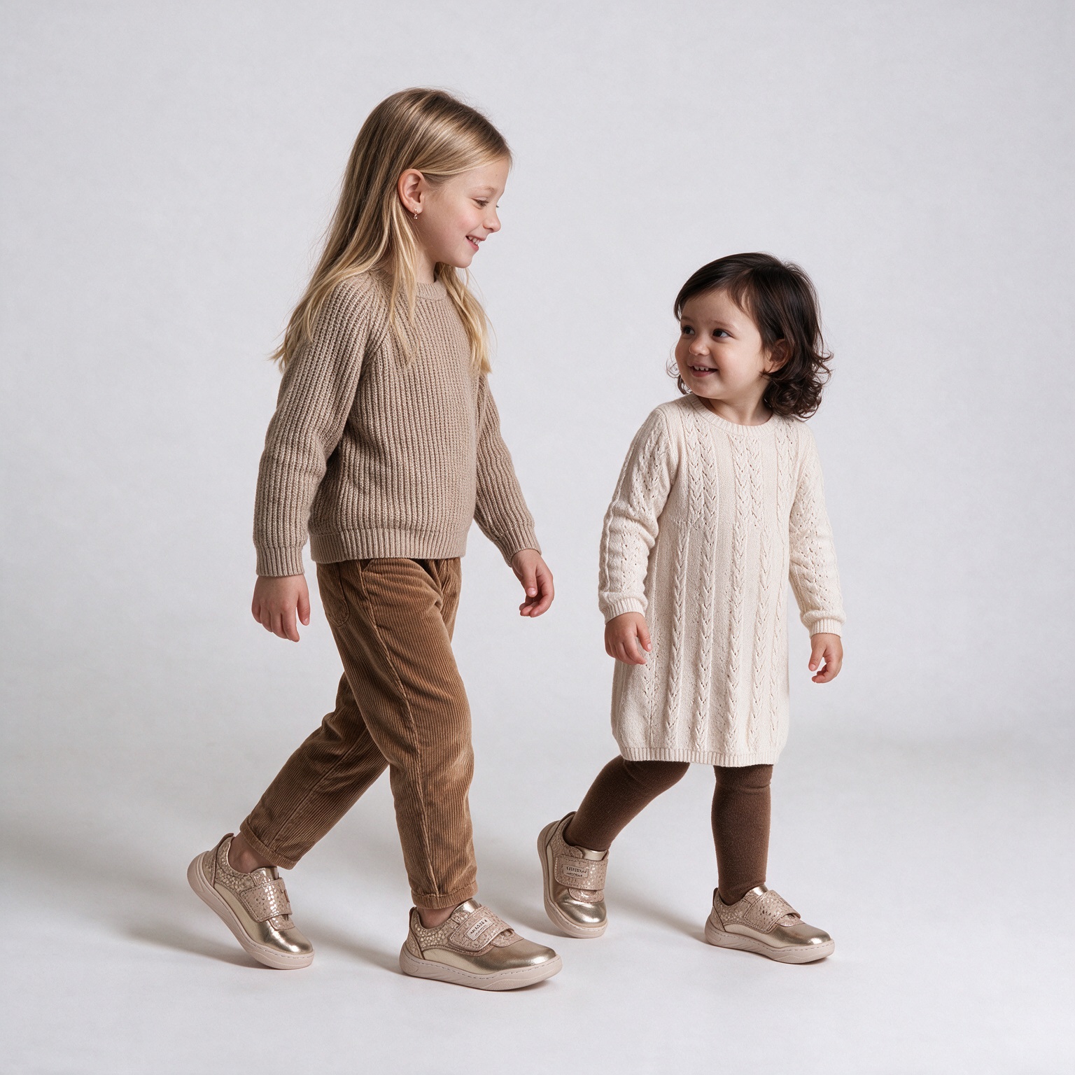 Scarpe barefoot per bambini in vera pelle Scarpe barefoot per bambini 2 Scarpe barefoot per bambini in vera pelle - Златист