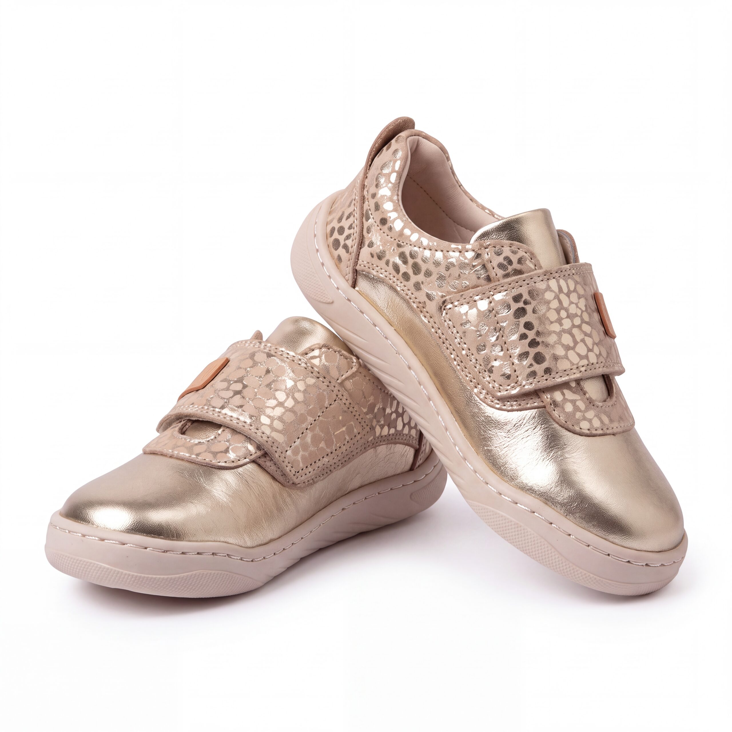 Scarpe barefoot per bambini in vera pelle Scarpe barefoot per bambini 3 Scarpe Barefoot TSL Barefoot Mini Go Gold от Естествена кожа